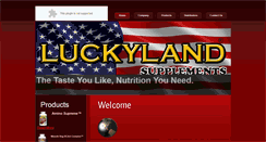 Desktop Screenshot of luckyland.biz