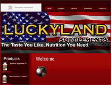 Tablet Screenshot of luckyland.biz